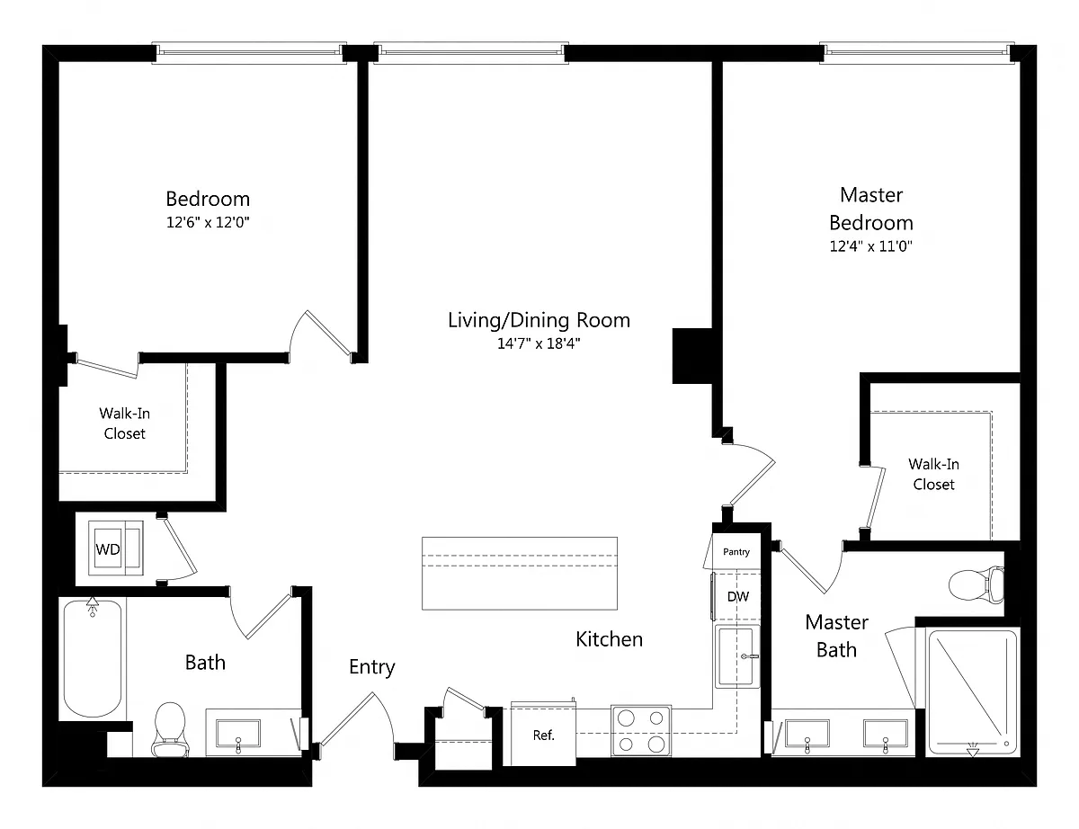Floor plan B14