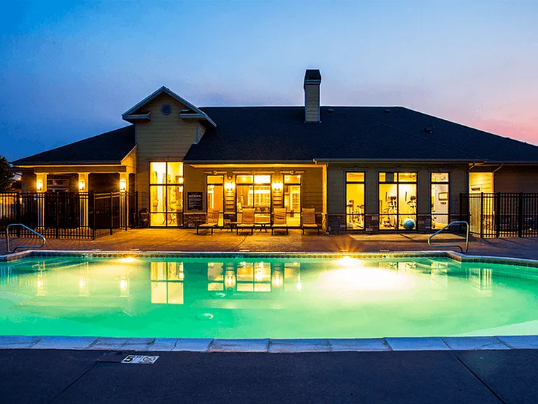 Spend your nights relaxing by the tranquil poolside