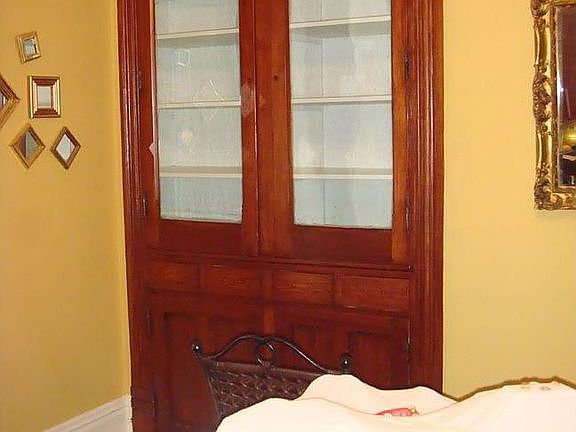 Original built in china cabinet