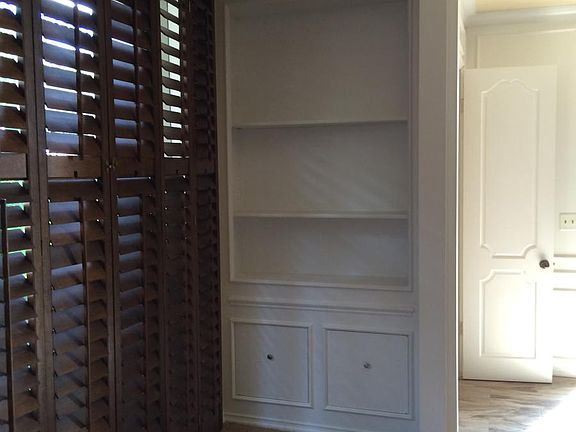 bookcase in living room