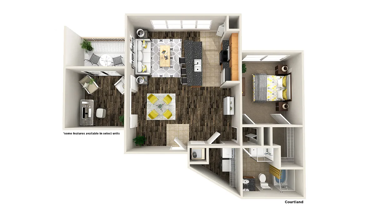 Floor plan Courtland