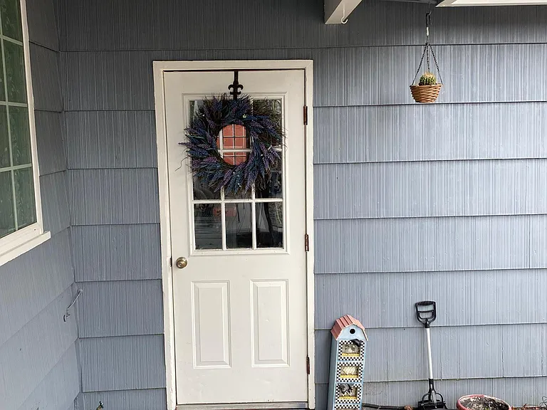 Door to garage