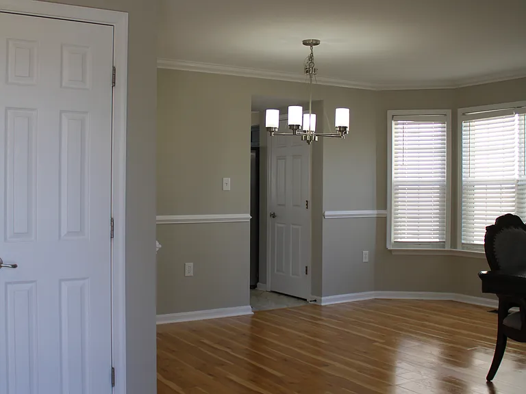 Spacious dining area off foyer
