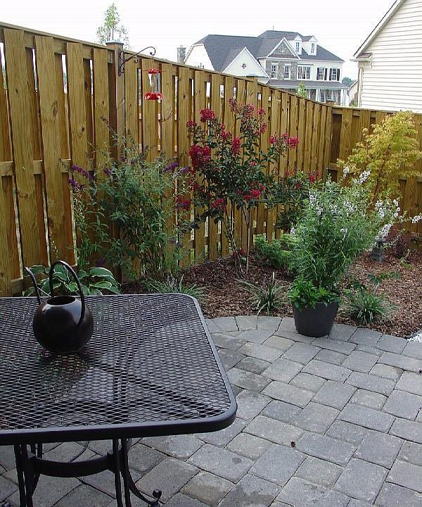 Custom stone patio