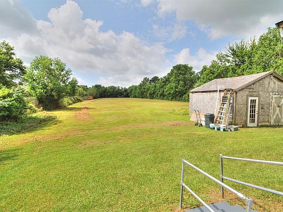 Gorgeous view from back door and a shed for storage