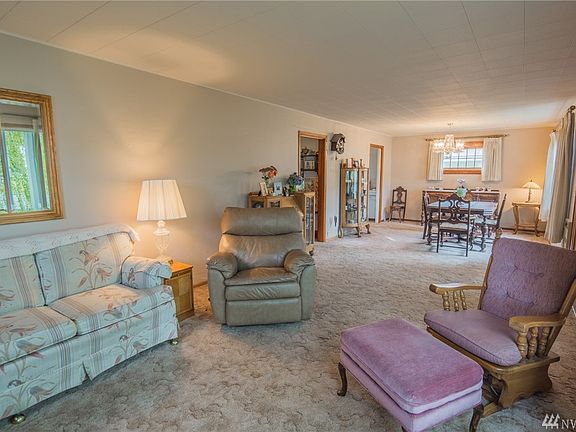 Looking from the living room towards the dining room.