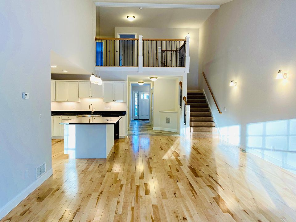 living Room and Dining area. View from window/porch