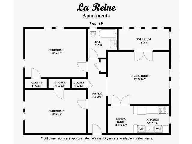 Floor plan Tier 19