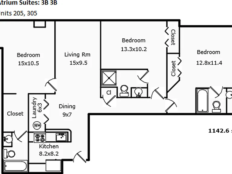 Atrium Suites - 2 BR/2 BA & 3 BR/3 BA — Photo 41