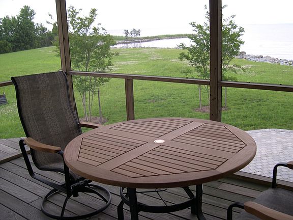 back porch & water