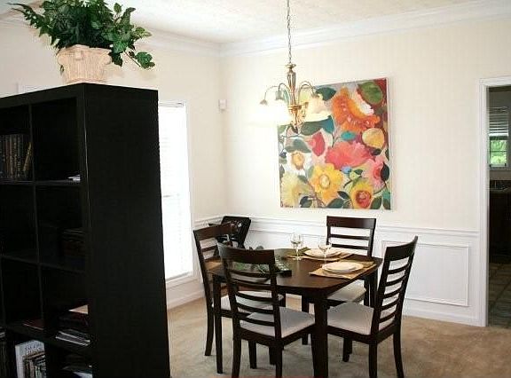 Separate dining area