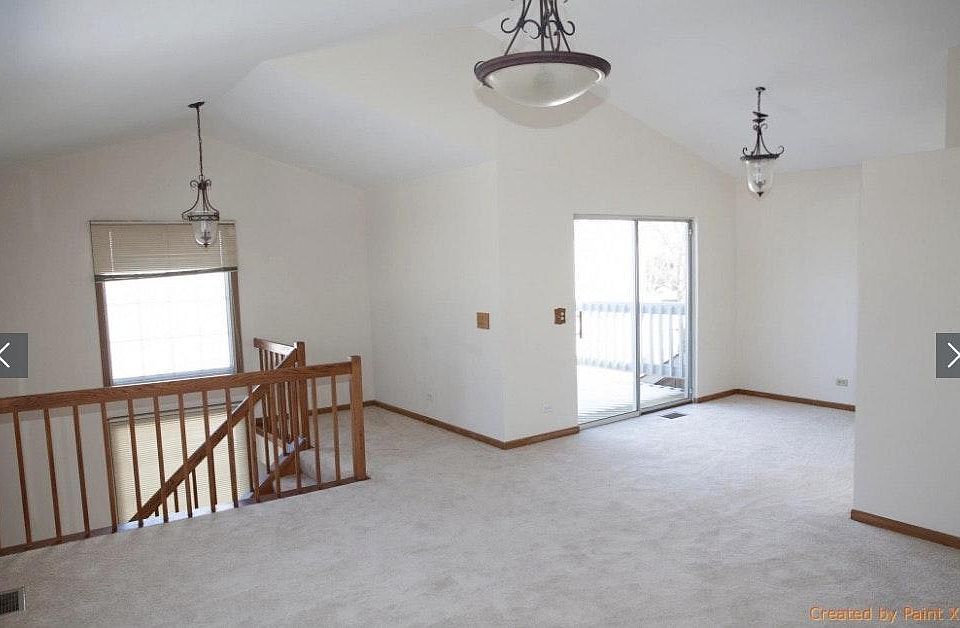 Living room and dining room