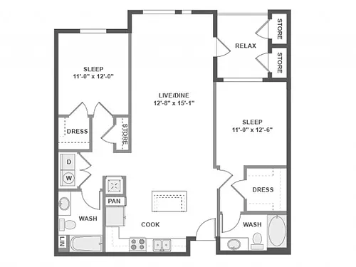 Floor plan C5b