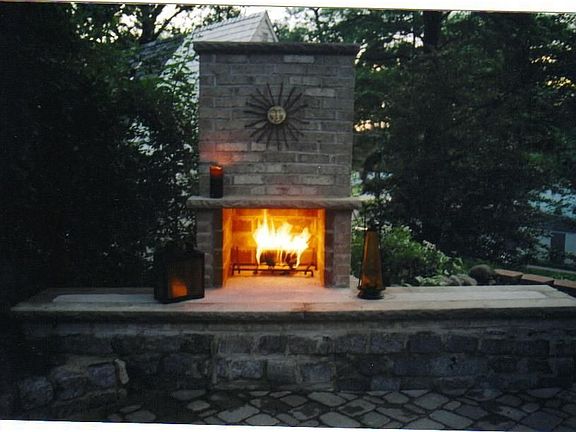 Outdoor Fireplace