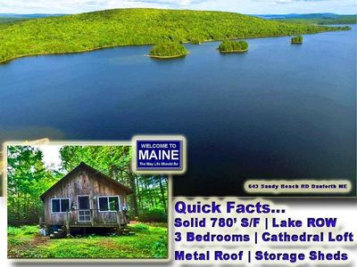 643 Sandy Beach Road, Danforth, ME, 04424