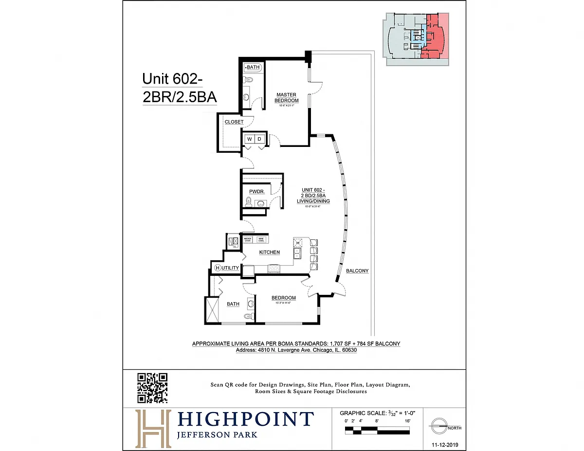 Floor plan 2 Bed 2.5 Bath