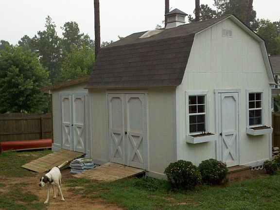 dual shed with loft