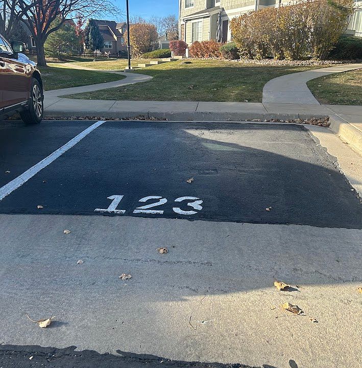 Parking space for condo.