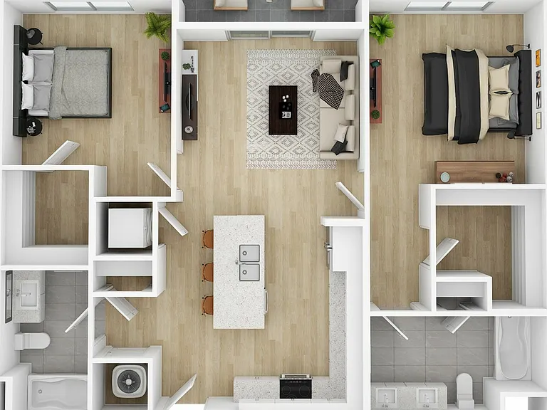 Two Bedroom | Two Bathroom Two Bedroom | Two Bathroom