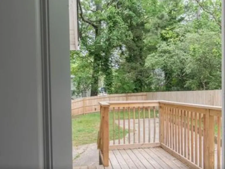 Back porch off of laundry room/kitchen