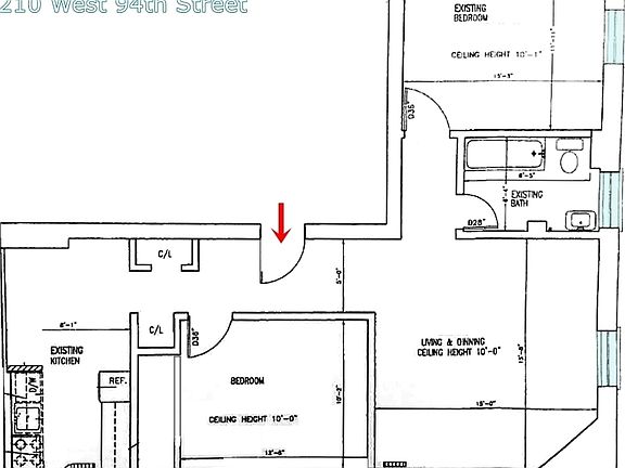 2nd image of 210 W 94th St #G3