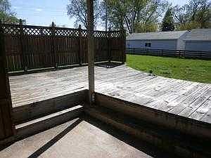 Deck off living room