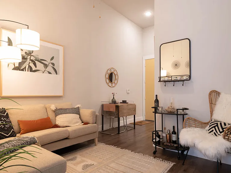 Living Room with Hard Surface Flooring