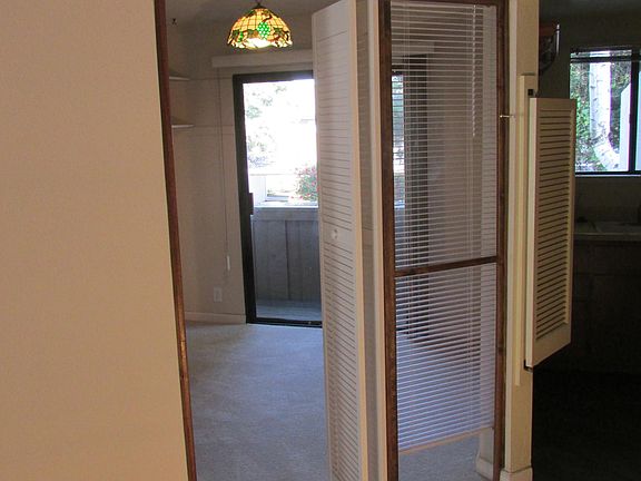 Enclosed private office room off kitchen