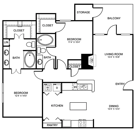 Floor plan D7