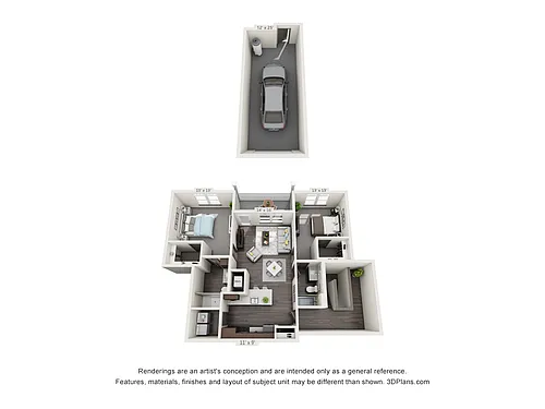 Floor plan 2C