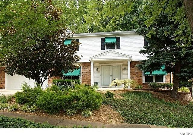 Beautifully landscaped front yard
