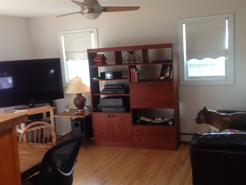 Living area in rear apt.