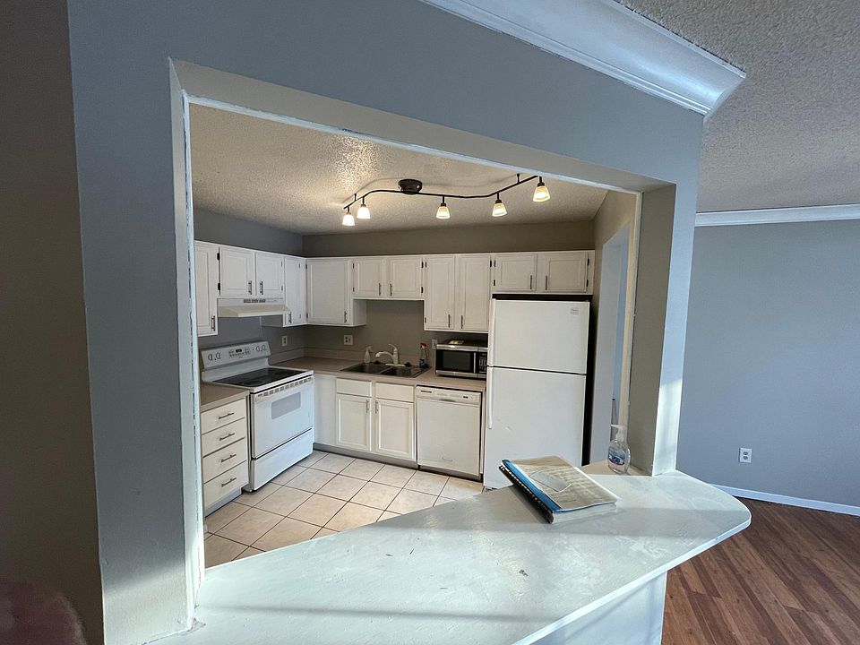 kitchen with serving window