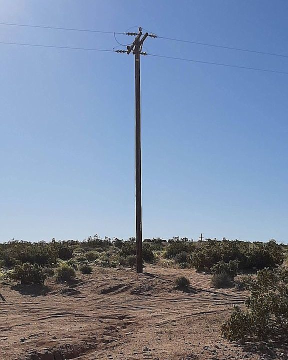 Electric on neighboring lot