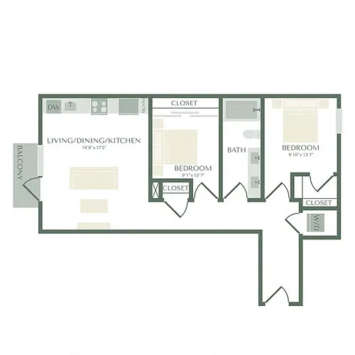 Floor plan B1