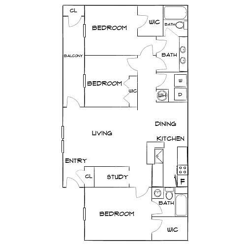 Floor plan Design 3A Premier