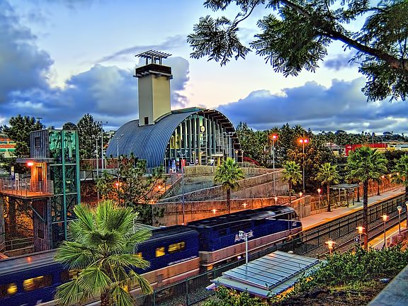 Walk to the train station