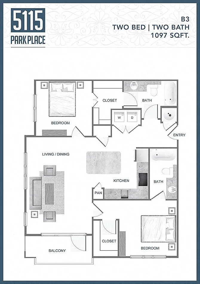 Floor plan B3
