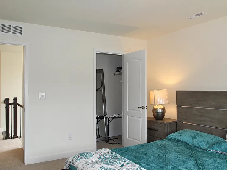 Bedroom 1 has a nice walk in closet