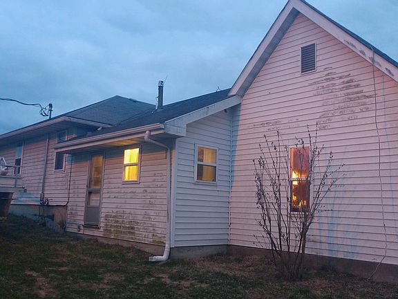 North side of the house