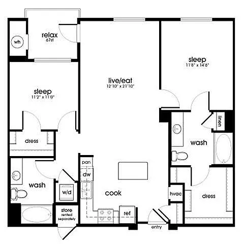 Floor plan B6