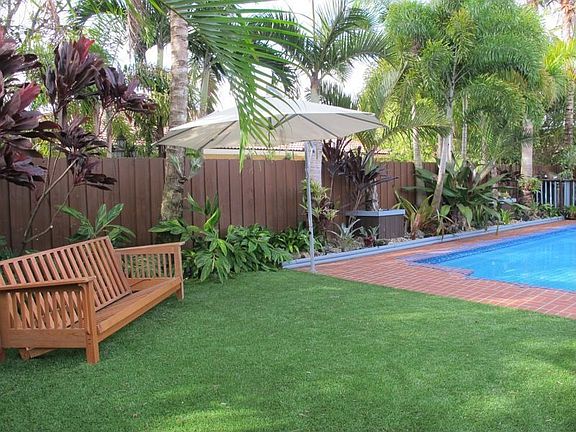 Backyard with Synthetic Turf