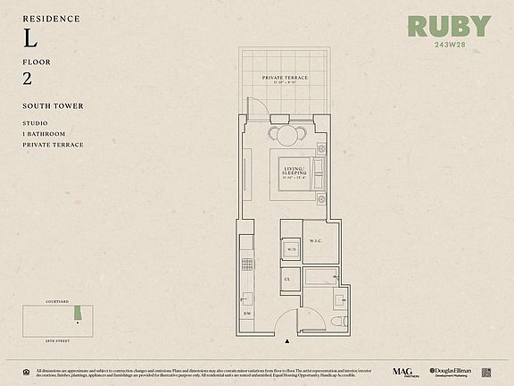 2nd image of 243 W 28th St #2SL