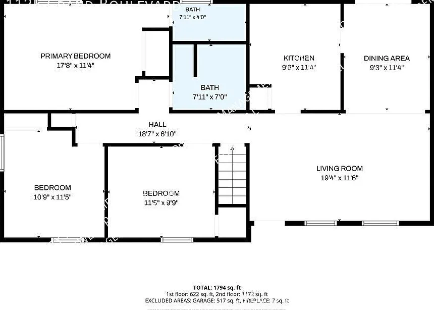 "Charming 3-Bed, 2-Bath Retreat with 1702 Sq Ft in Birmingham's Heart!" — Photo 3