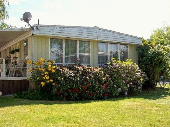 Front of home on lake