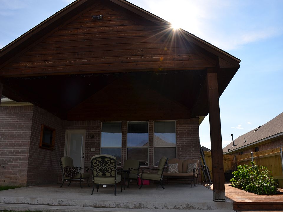 Patio with a built in TV