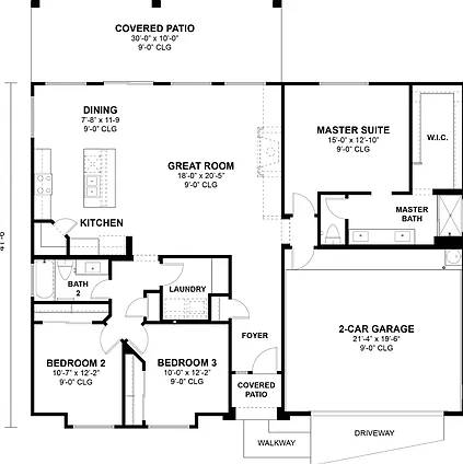 3 bed, 2.0 bath, 1637 sqft, $1,999 — Photo 2