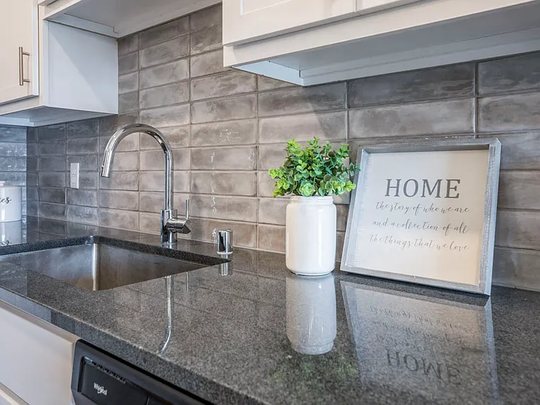Our homes include designer Grohe-brand faucets and upscale finishes.