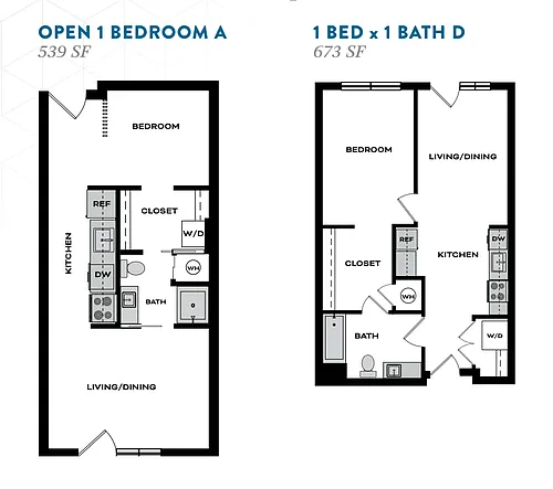 Floor plan 1 bedroom