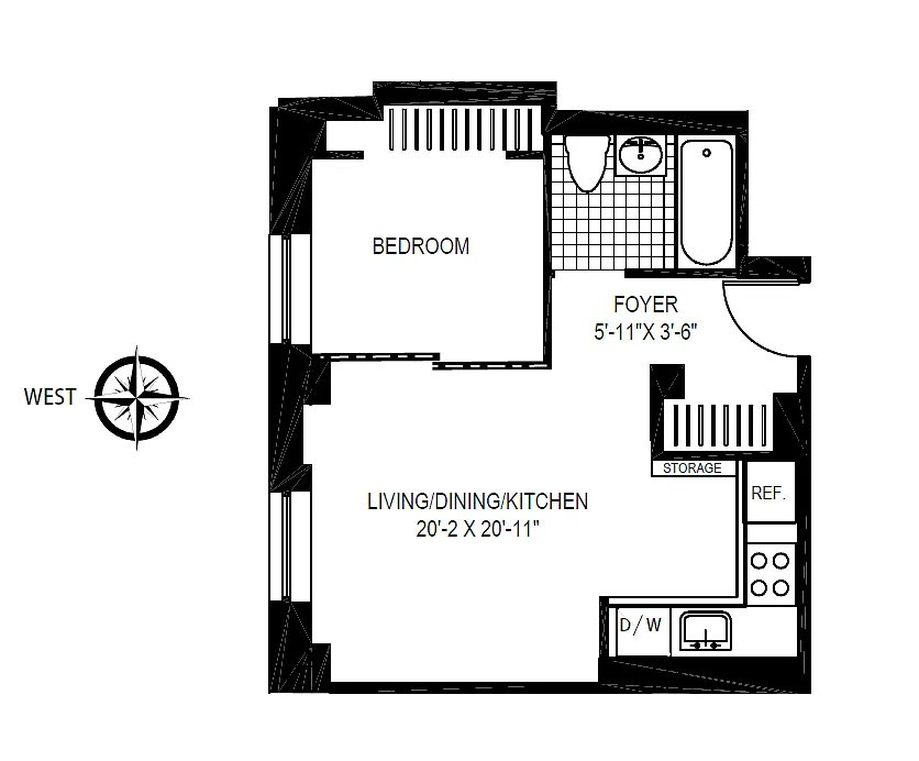 Photo 2 of 26 - 20 West St #39A - Manhattan, NY Building Photo - 20 West St #39A